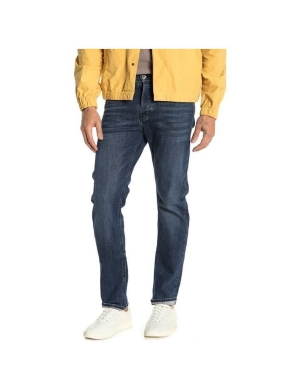 OUTLAND Denim Ranger Slim Tapered Jeans In Bondi Blue